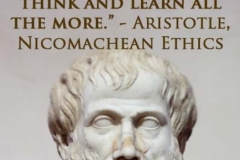 Aristotle, pleasure in thinking and learning