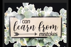 Affirmation, I can learn from mistakes