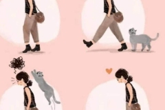 Cat takes dark cloud