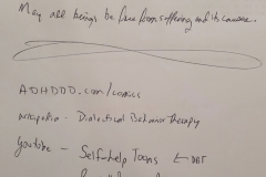 Meditation, ADHD and DBT info