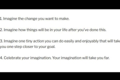 4 steps to change, from https://gratefuljoycoaching.com