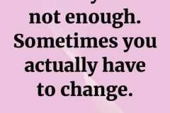 Contemplating change