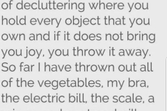 Decluttering humor