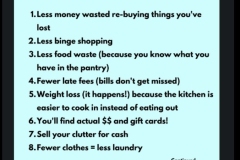 Decluttering, Sarah at Decluttering School