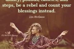 Count blessings instead of problems