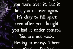 Messy healing
