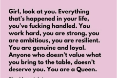 Affirmations, "I AM ENOUGH."