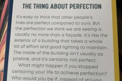Perfection vs Honesty about who you are
