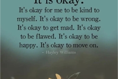 It's okay.