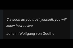 Trust Yourself