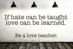 Love can be learned.