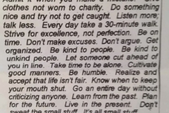 Steps for Happy Living