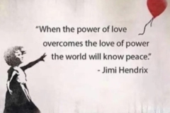 Jimi Hendrix quote - peace