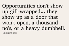 unexpected opportunities