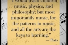 Music,  physics, philosophy keys to learning