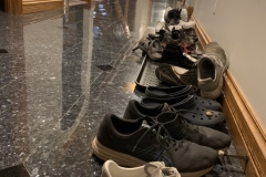 Shoes in the hall (photo by DH)