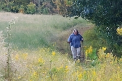 Walking on a happy trail (photo by DH)