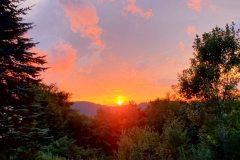 Sunset near Grandfather Mountain (photo by DH)