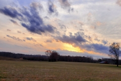 Winter Sunset, Field (photo by DH)