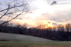 Winter Sunset over  (photo by DH)