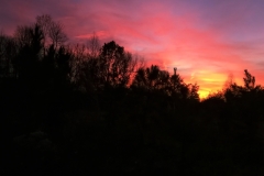 Red sky sunset (photo by DH)
