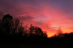 Red Sunset Sky (photo by DH)