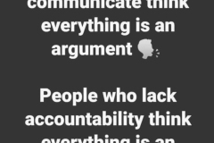 Argument/ Defensiveness