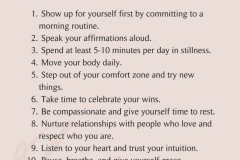 10 things you can do to be kind to yourself.