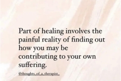 Self Awareness and Healing