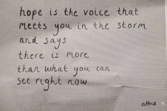 Hope ... there is more than what you can see